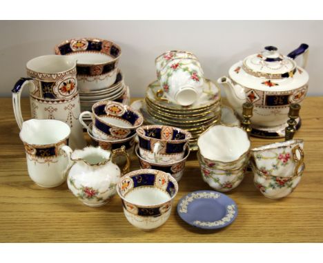 A Victorian tea set and an Edwardian tea set, etc.