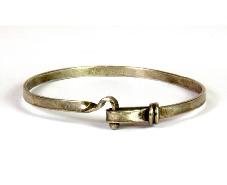A 925 silver bangle.