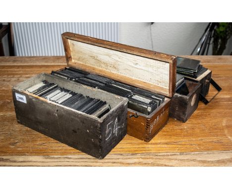 Victorian Magic Lantern Slides to include, British Army scenes, cathedral, interior and exterior scenery, architecture, farmy