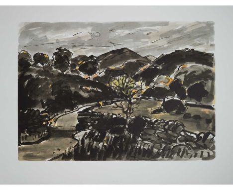 Kyffin Williams (Welsh School 1918-2006) Nanmor, lithograph, numbered 148/150 pencil bottom left, Curwen Chilford blindstamp 