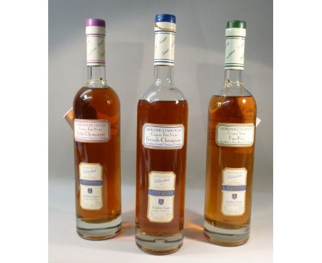 LOUIS ROYER DISTILLERIES COLLECTION DE COGNAC: DISTILLERIE DE L'ECOLE, COGNAC TRÈS VIEUX, PETITE CHAMPAGNE 70cl, 40%, DISTILL