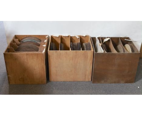A Collection of approximately 188 15.5 inch Polyphon discs.