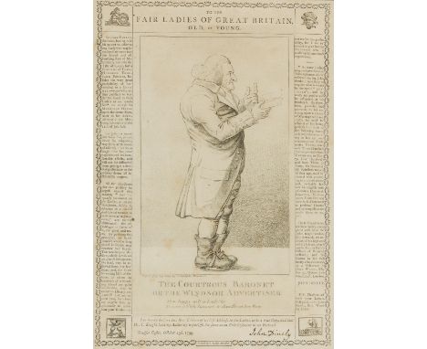Matrimonial advertisement.- Knight (Charles, Windsor-based bookseller, stationer and publisher) The courteous baronet or the 