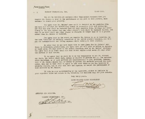 NO RESERVE Hollywood Film Producer.- Mayer (Louis Burt, American film producer and co-founder of Metro-Goldwyn-Mayer studios,