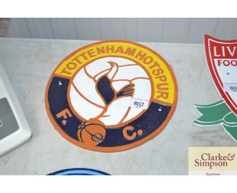 A reproduction Tottenham Hotspur plaque