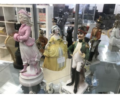 A quantity of ceramic figurines