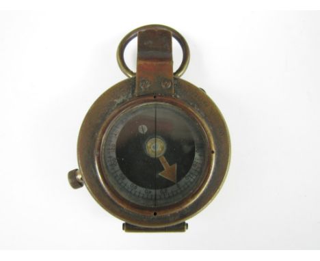 A 1914 British army Verner's patent Mk VII prismatic marching compass