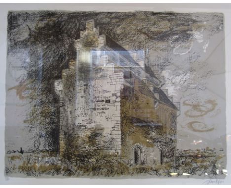 John Piper (1903-1992) Willington Dovecote, Bedfordshire, lithograph, limited edition, signed and numbered 95/120, framed und