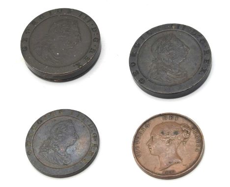 cartwheel 2d 1797 and other bronze coins