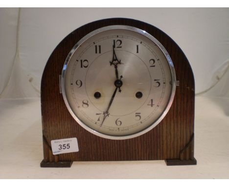 INGERSOLL MANTLE CLOCK WITH KEY 