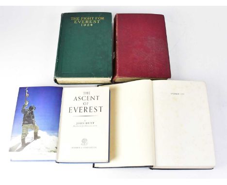 MOUNT EVEREST; EF Norton 'The Fight for Everest 1924', with maps and illustrations, published by Edward Arnold &amp; Co 1925,