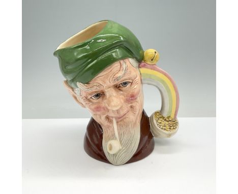 This charming Royal Doulton "Leprechaun" character jug (D6843) is modeled by William K. Harper and was specially commissioned
