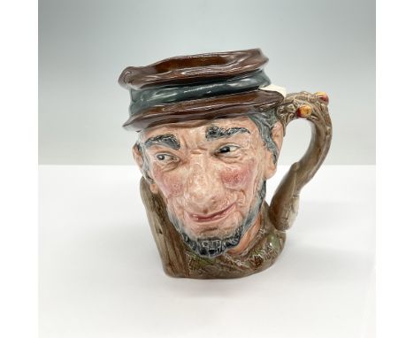 Royal Doulton character jug depicting Johnny Appleseed. This intricately detailed ceramic jug features the likeness of Johnny