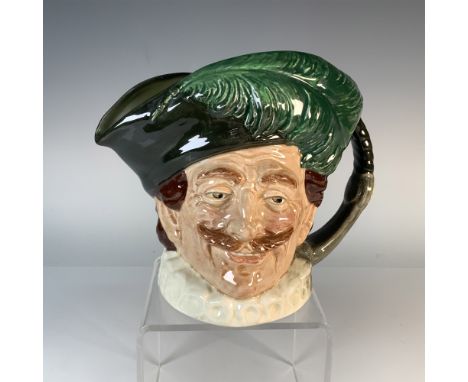 This vibrant Royal Doulton Character Jug titled "The Cavalier" showcases the artistry of the renowned English pottery company