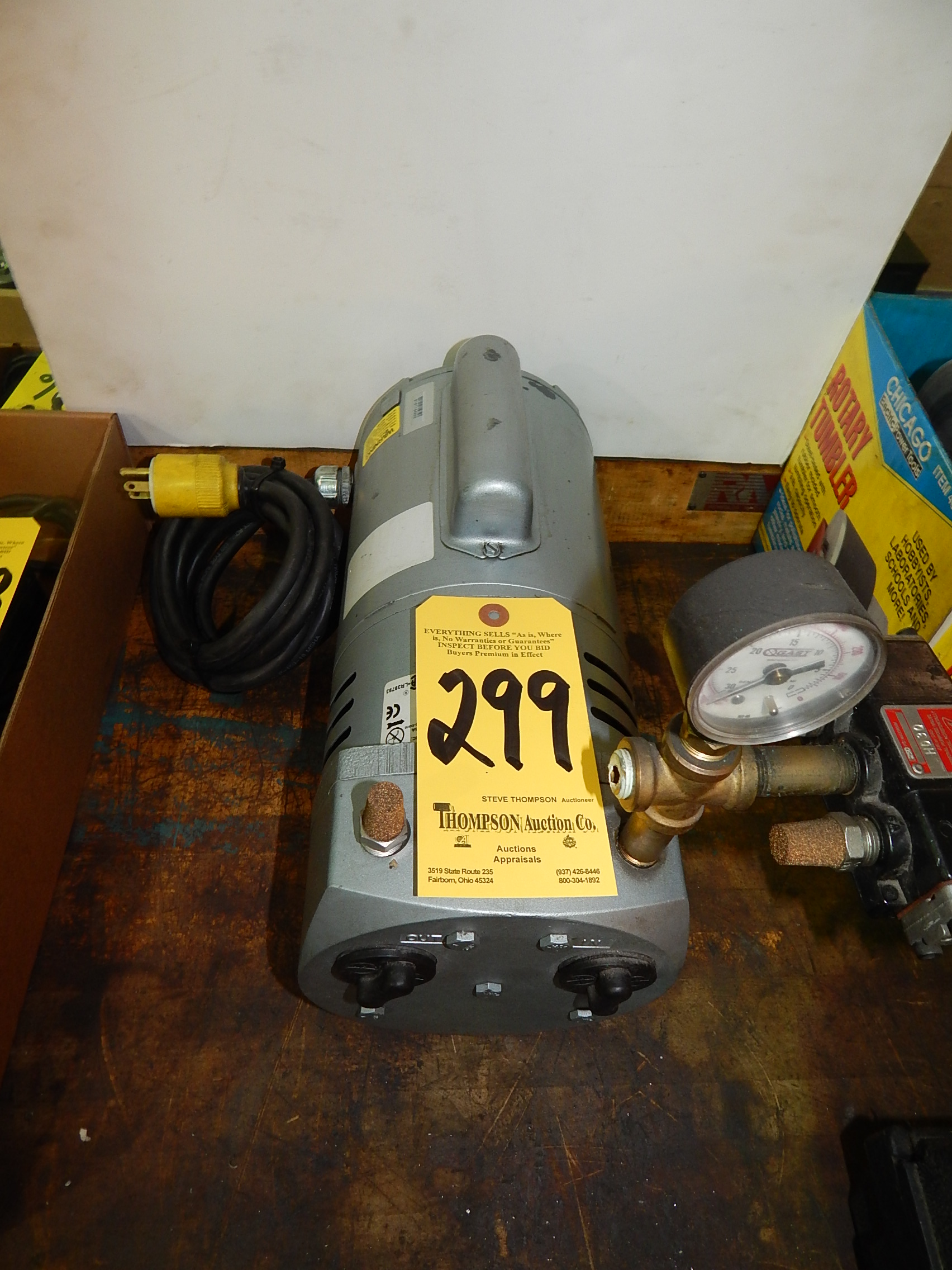 Gast Model 1023101QG608X Vacuum Pump