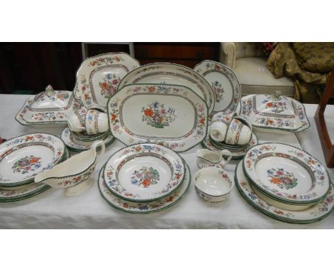A Spode Chinese Rose tea/dinner service