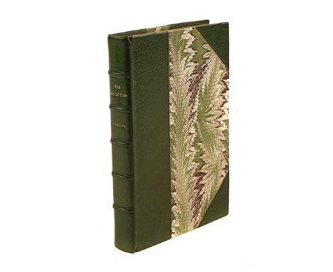 FOWLES, John (1925-2005). The Collector, London, 1963, FINELY BOUND in green half crushed morocco by Bayntun-Riviere. FIRST E