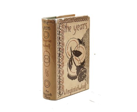 WOOLF, Virginia (1882-1941). The Years, London, The Hogarth Press, 1937, original turquoise cloth, dust-jacket designed by Va