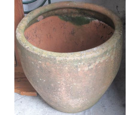 Large terracotta baluster shaped garden planter. (B.P. 24% incl. VAT)