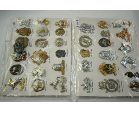 A collection of 37 South African Military cap badges, to include: Technical Service Corps, South Africa Army, Non-European Se