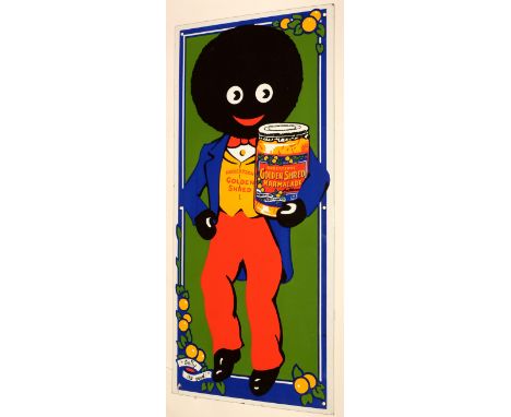 A Robertson's Golden Shred Marmalade enamel sign, inscribed "Golly It's Good!", 64 x 30cms.