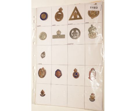 A collection of 8 WWI War Service badges; together with R.E.M.E. Regimental Association badge, Queen Alexandra's Royal Army N