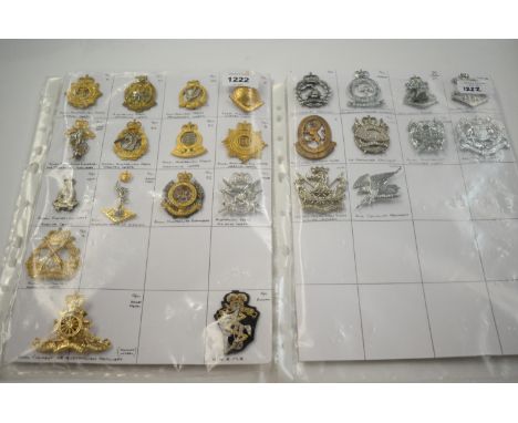 A collection of 25 Australian metal cap badges, to include: Royal Australian Army Medical Corps, Australian Army Catering Cor