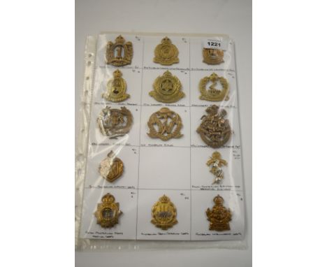 A collection of 14 Australian metal cap badges, to include: 1st Australian Infantry Sydney, 2nd Australian Infantry, 12th Aus
