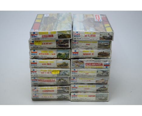 1:72 scale plastic construction kits by ESCI - armoured fighting vehicles, in boxes. (16)