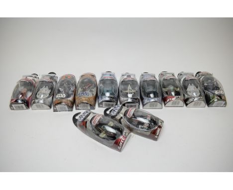 Star Wars Micro Machines Titanium series diecasts, all in original packaging. (12)
