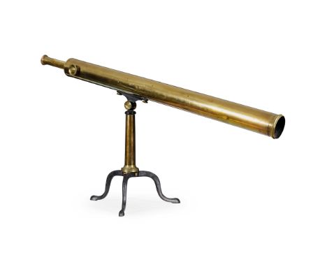 BRASS TELESCOPE AND STAND, BY WATSON &amp; SONS, LONDON  EARLY 20TH CENTURY inscribed 'Watson &amp; Sons, 313 High Holburn, L