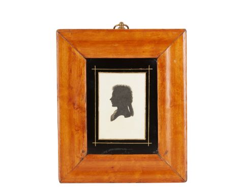 GROUP OF PORTRAIT SILHOUETTES 19TH CENTURY depicting various sitters, framed(largest 12cm x 8cm (4.75in x 3.25in))