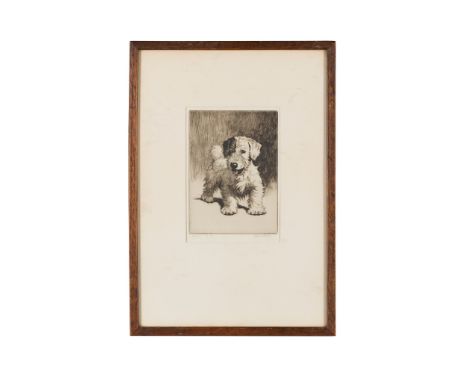 CECIL CHARLES WINDSOR ALDIN (BRITISH 1870-1935)  A BUNCH OF MISCHIEF etching, signed in pencil(18cm x 13cm (7in x 5in; and an