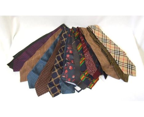 Mens Vintage &amp; Other Ties incl. Burberry's, Hartnell, Harrod's, Gieves, Yves St Laurent, Jacques Fath, Celine, Tino Cosma