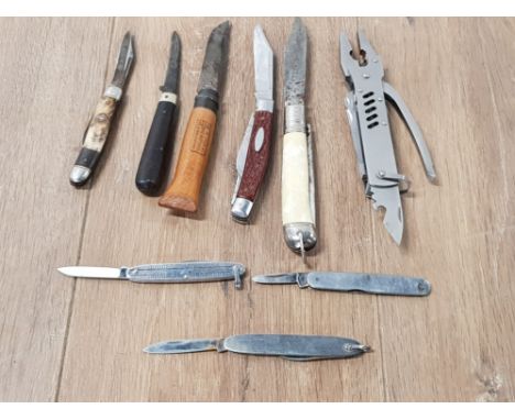 9 ASSORTED PEN KNIVES SOME VINTAGE