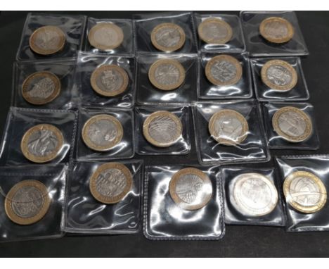 20 DIFFERENT UK 2 POUND COINS FLORENCE NIGHTINGALE AND THE FIRST WORLD WAR ETC