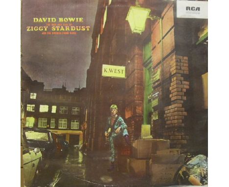 A collection of LP records mainly 1970's and 1980's David Bowie "The Rise and Fall of Ziggy Stardust and The Spiders from Mar