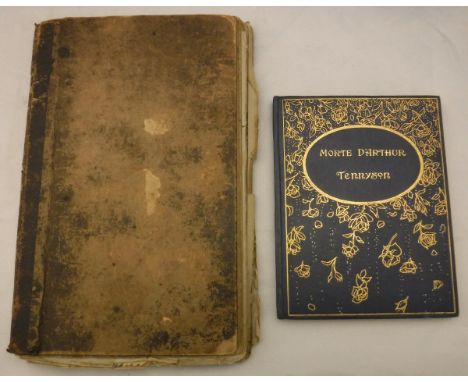A 19th Century hand-written notebook containing assorted recipes for medicines, including those for Gonorrhea, Black Hair Dye