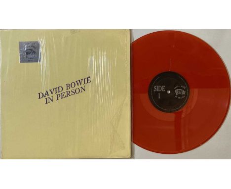 DAVID BOWIE - TMOQ LP RARITIES. Star pack of 3 x sought after TMOQ private fan release LPs. Titles are In Person (DB-528, dee