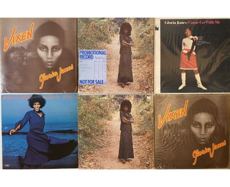 GLORIA JONES - LP COLLECTION. Top bundle of 6 x LPs from The Queen Of Northern Soul who was beloved by Marc Bolan. Titles are