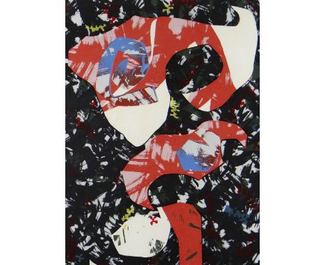 MARTYN DALLIMORE JONES limited edition (9/23) colour lithograph - abstract, signed and dated 1991, 49 x 36cms Provenance: pri