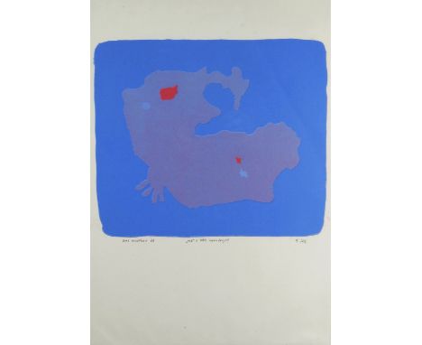 ERIC MALTHOUSE limited edition (9/25) print - abstract, entitled 'Just a Little...', signed and dated '68, 49 x 33cms Provena