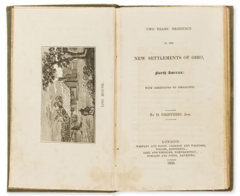 Americas.- Griffiths, Jr. (D.) Two Years' Residence in the New Settlements of Ohio, North America: with Directions to Emigran