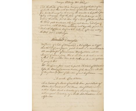 Cookery.- Bragge family (of Sadborow Hall, near Thorncombe, Dorset) Collection of recipes, manuscript, 109pp., and 4pp. index