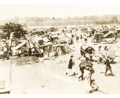 China.- Photograph Album, mostly comprising scenes of Swatow [Shantou] after a devastating tropical cyclone, 34 mounted actua