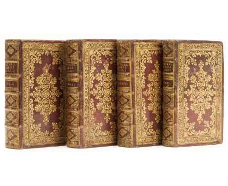 Middle East.- Bindings.- Marigny (François Augier de) Storia degli Arabi sotto il governo de' califi, 8 parts in 4 vol.,  fir