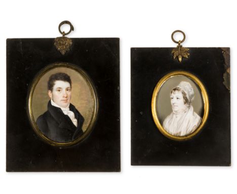 Portrait Miniatures.- Feulard (Jean Pierre, 1790-1849) Portrait of William Robert Grove (1784-1847), watercolour, signed and 