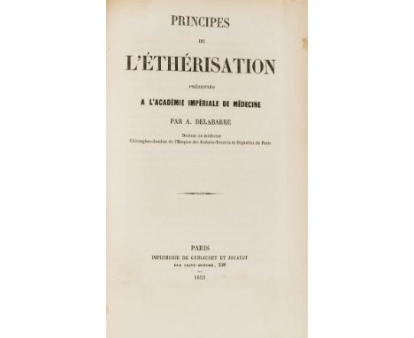 NO RESERVE Dentistry.- Delabarre (Antoine François Adolphe) Des Accidents de Dentition chez les Enfants en bas age et des moy