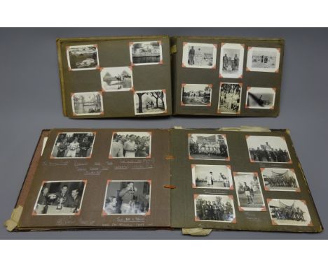 Quantity of WW2 period photographs taken by servicemen stationed in North Africa including portraits, groups, aircraft, soldi