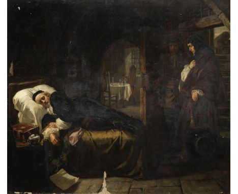 Edward Matthew Ward, RA (British, 1816-1879)The last sleep of Argyll signed and inscribed 'E M Ward RA' (lower right)oil on c